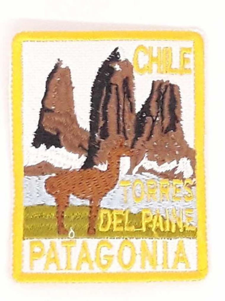 Parche Torres Del Paine (patagonia Chile) Guanaco Rectangul  1