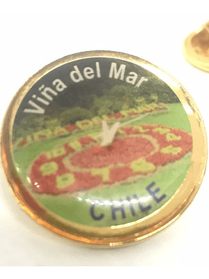 Pin Viña Del Mar Reloj De Flores