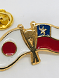 Pin Bandera Chile Y Japón Entrelazadas  - Miniatura 1
