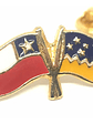 Pin Bandera Patagonia Y Chile Entrelazadas  - Miniatura 1