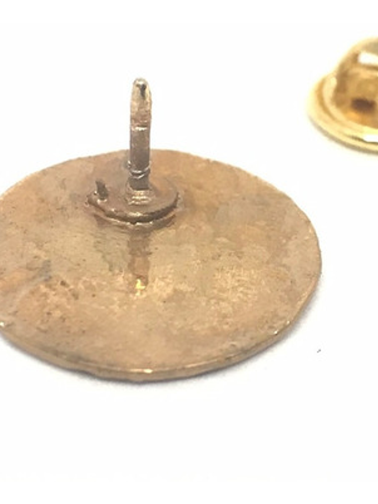 Pin Bandera Mapuche Redonda 2