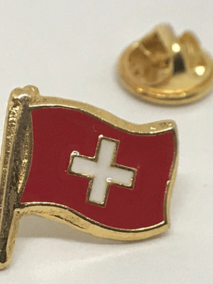 Pin Bandera Suiza