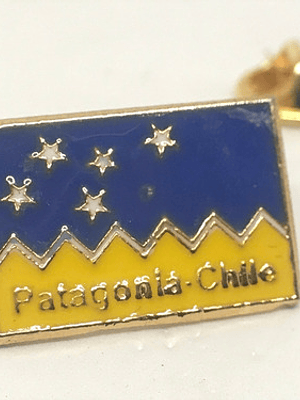Pin Bandera Patagonia Chile (4203)