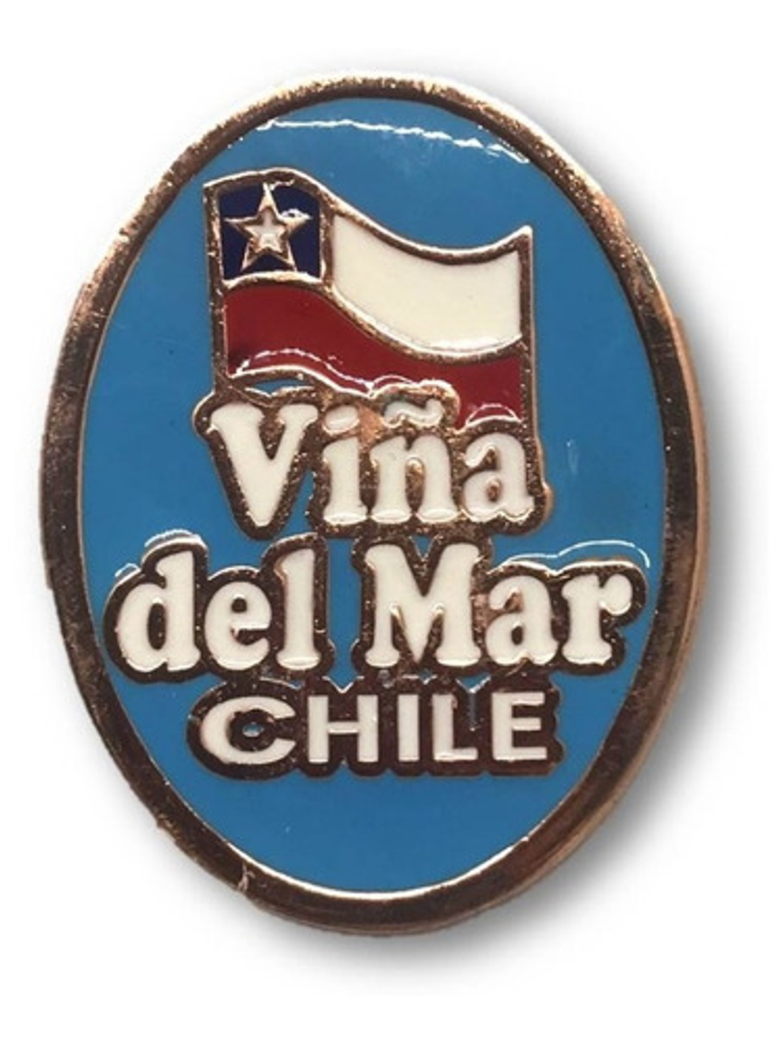 Magnético Viña Del Mar Chile Ovalado 1