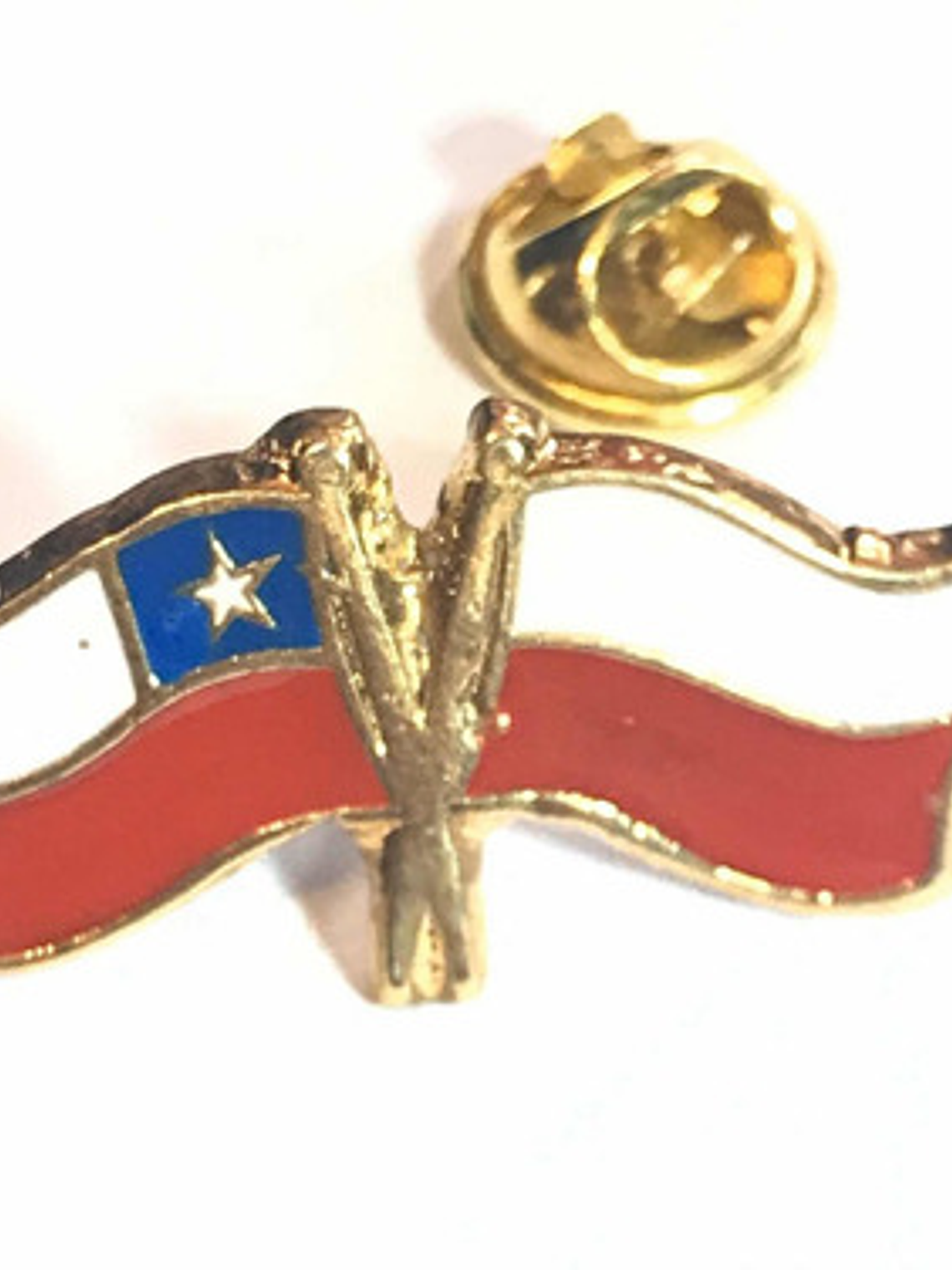 Pin Banderas Entrelazadas Chile Y Polonia 1