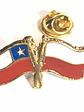 Pin Banderas Entrelazadas Chile Y Polonia - Miniatura 1