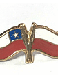 Pin Banderas Entrelazadas Chile Y Polonia - Miniatura 2