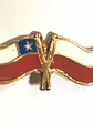 Pin Banderas Entrelazadas Chile Y Polonia - Miniatura 3