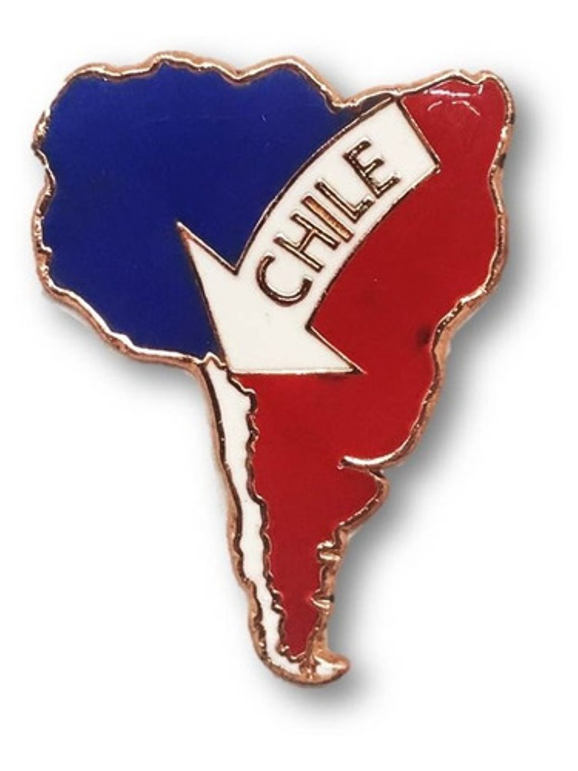 Magnético Chile Sudamérica Cobrizado (6655) 1