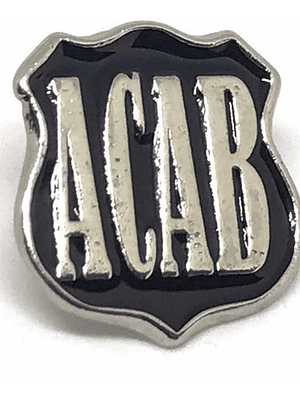 Acab Pin Anti Pacos All Cops Are Bastards Escudo