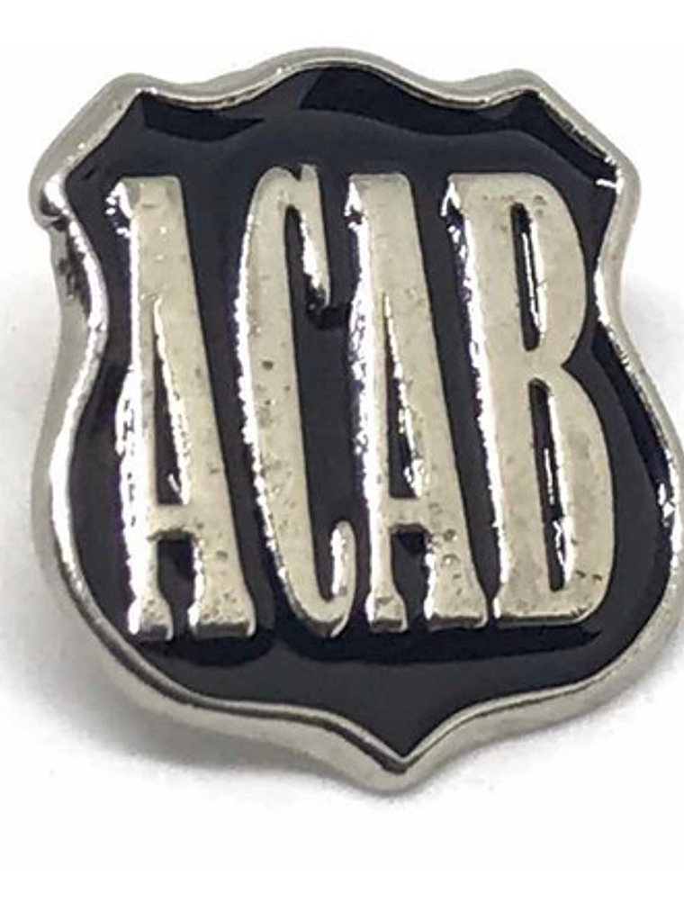 Acab Pin Anti Pacos All Cops Are Bastards Escudo 1