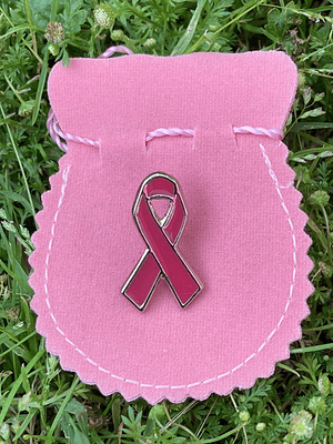 Pin Lazo Rosa, Símbolo De La Lucha Contra El Cancer De Mama