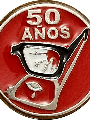 Pin Conmemorativo 50 Años Sin Allende. Mas Chileno
