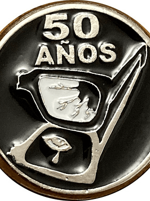 Pin Conmemorativo 50 Años Sin Allende. Mas Chileno