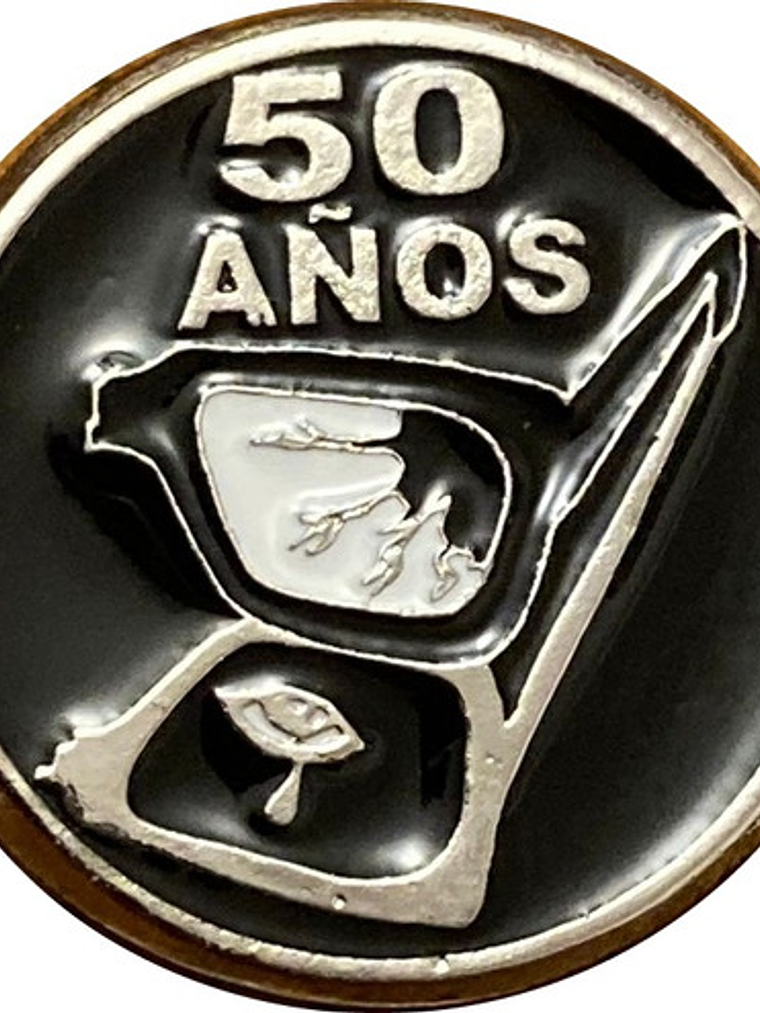 Pin Conmemorativo 50 Años Sin Allende. Mas Chileno 2