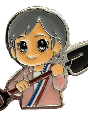 Pin Jeannette Jara Presidenta Con Pala Kawaii (más Chileno)