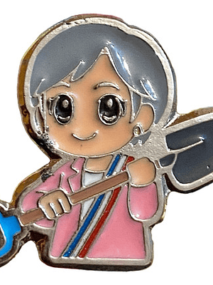 Pin Jeannette Jara Presidenta Con Pala Kawaii (más Chileno)