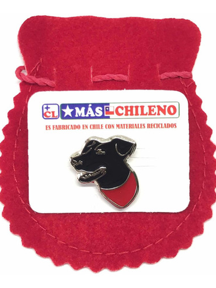 Pin Perro Negro Matapacos (silueta Cabeza) 2
