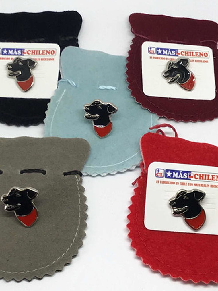 Pin Perro Negro Matapacos (silueta Cabeza) 3