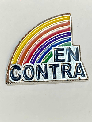 Pin En Contra (arcoíris Vamos A Decir Que No) #encontra