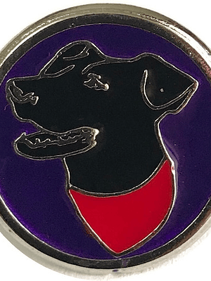 Pin Perro Negro Matapacos (colores)