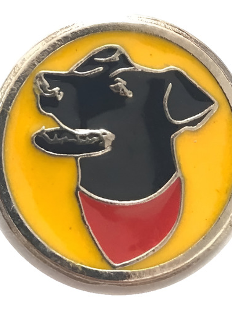 Pin Perro Negro Matapacos (colores) 3