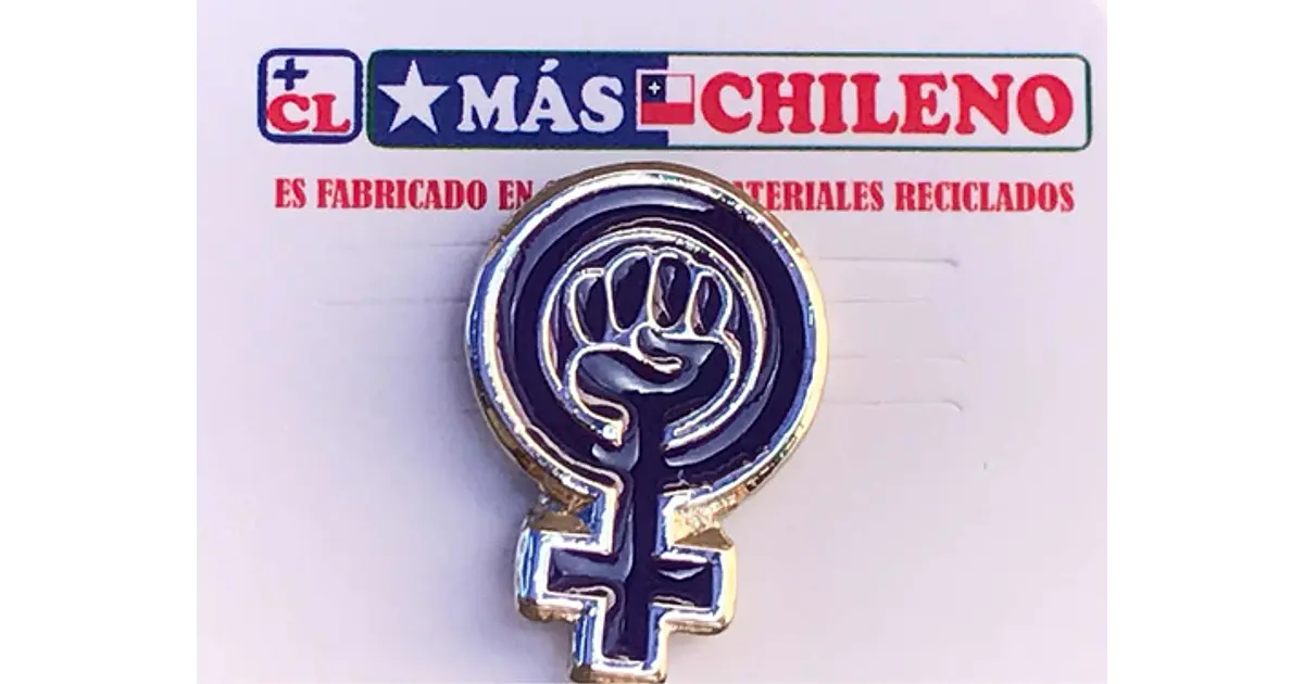 Pin Feminista ( Poder Femenino ) Feminismo Pin Morado