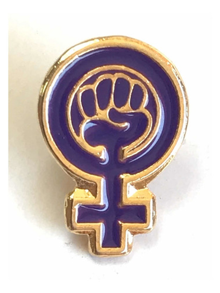 Pin Feminista ( Poder Femenino ) Feminismo Pin Morado 2