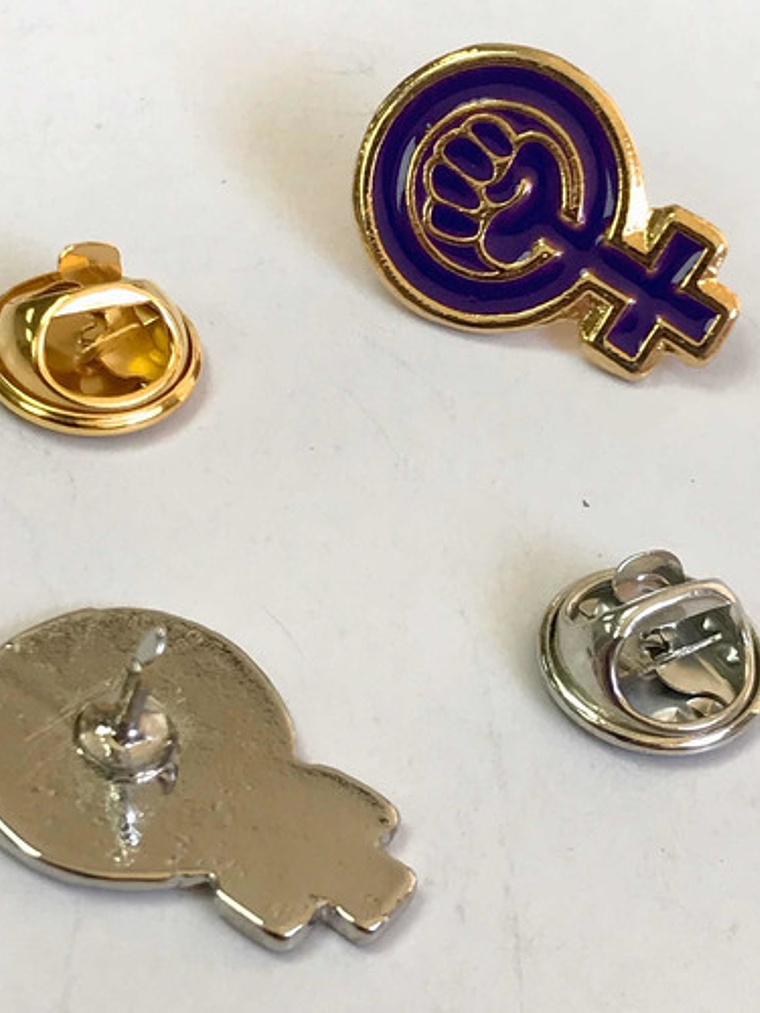 Pin Feminista ( Poder Femenino ) Feminismo Pin Morado 3