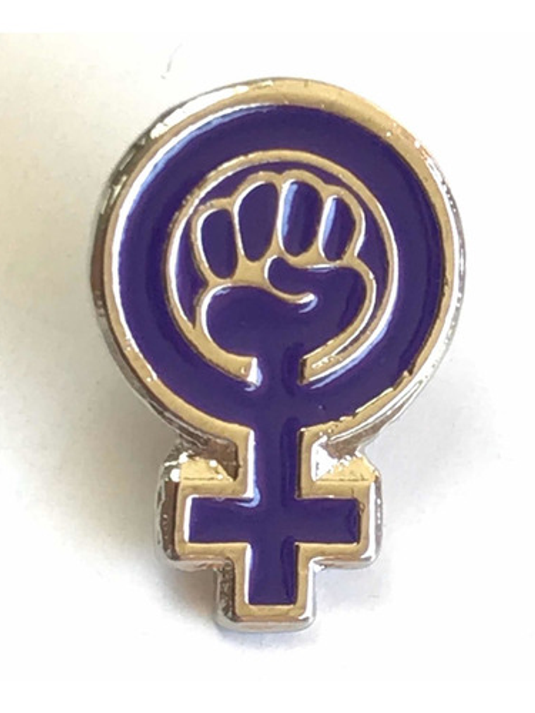 Pin Feminista ( Poder Femenino ) Feminismo Pin Morado 4