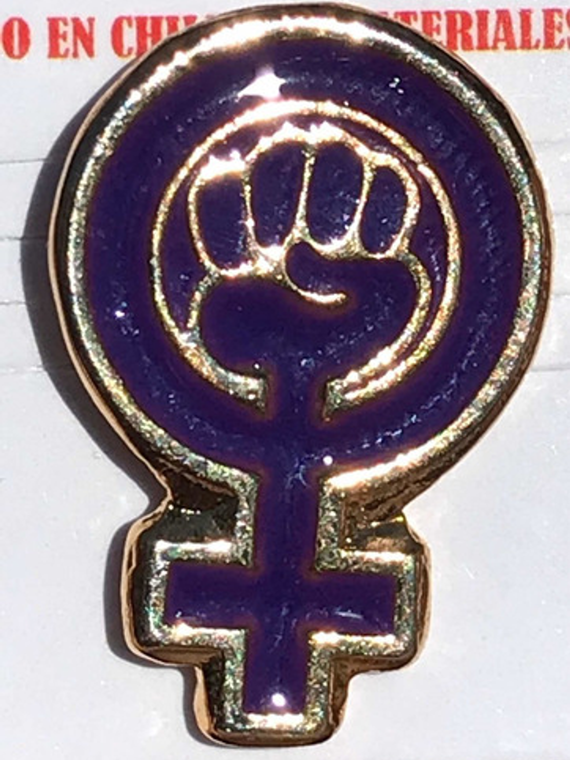 Pin Feminista ( Poder Femenino ) Feminismo Pin Morado 5