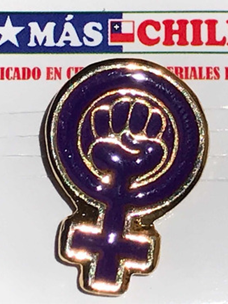Pin Feminista ( Poder Femenino ) Feminismo Pin Morado 6