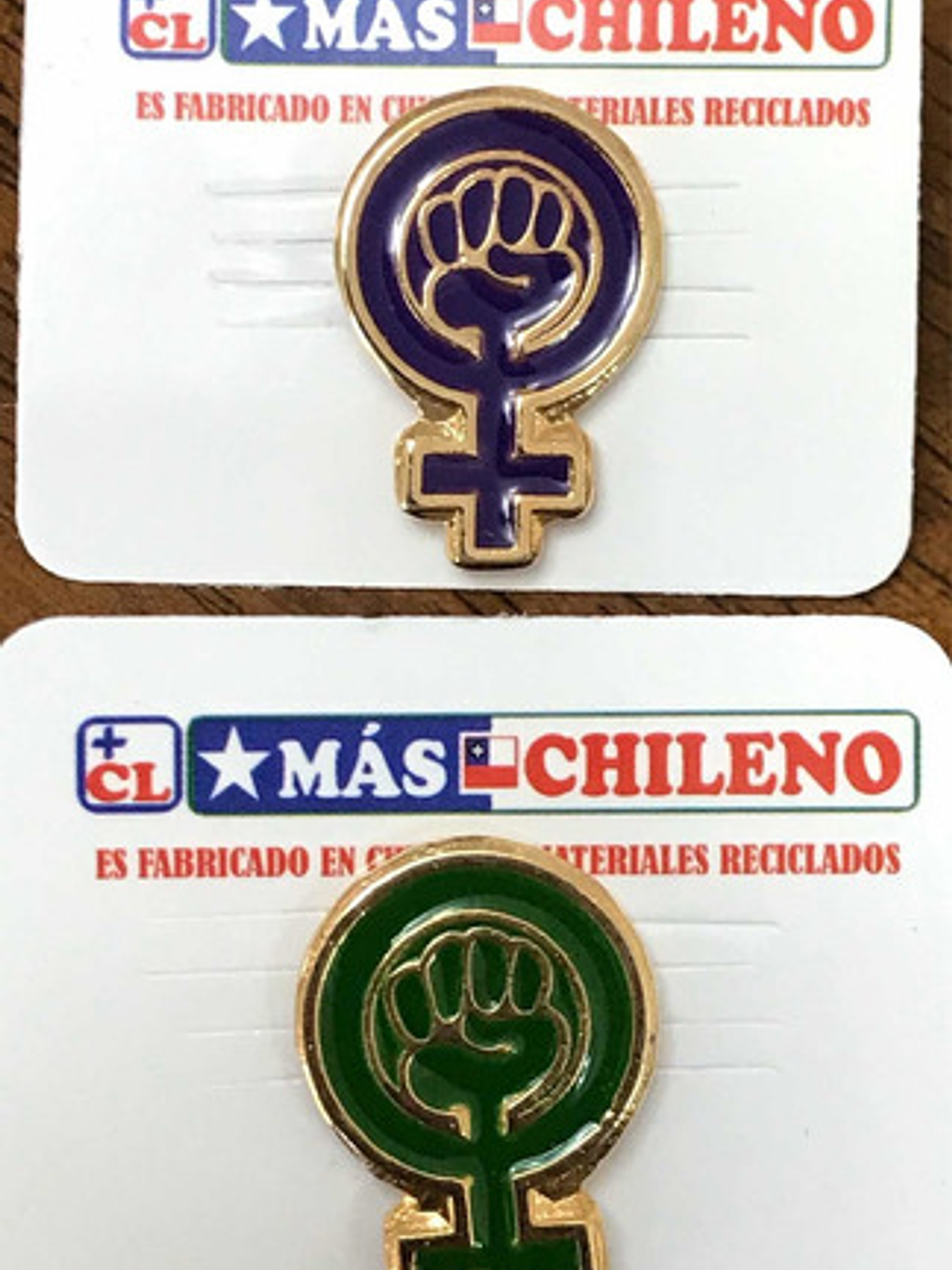 Pin Feminista ( Poder Femenino ) Feminismo Pin Morado 7