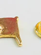 Pin Bandera Magallanica Patagonia Region De Magallanes Azul Y Amarillo Con Detalles Dorados Bandera Magallánica - Miniatura 2