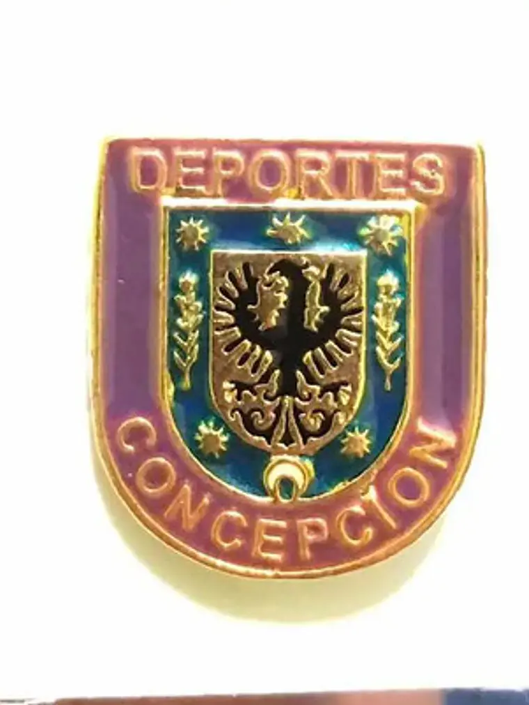 Pin Deportes Concepcion Morado Y Dorado Escudo 6