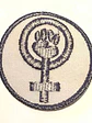Parche Feminista Blanco Y Morado Símbolo Feminista (puño Dentro Del Símbolo De Venus) - Miniatura 2