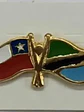 Pin Banderas Chile - Colombia Amarillo, Azul, Rojo, Blanco, Dorado Metálico Pin Banderas Chile - Colombia - Miniatura 5