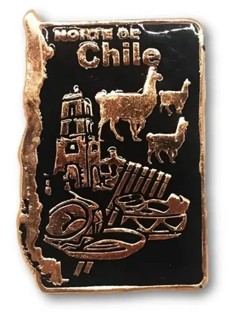 Magnético Norte De Chile Cobrizado 1
