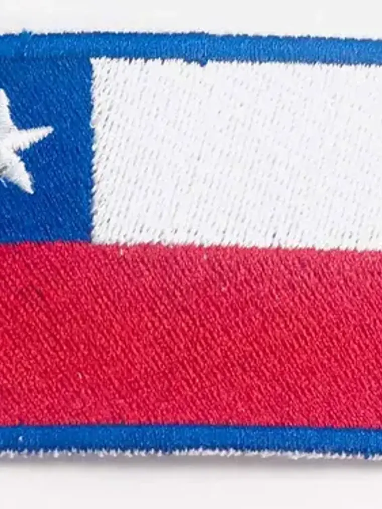 Parche Bandera Chilena Bordado 100% 1