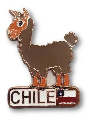 Magnético Alpaca Chile Cobrizado
