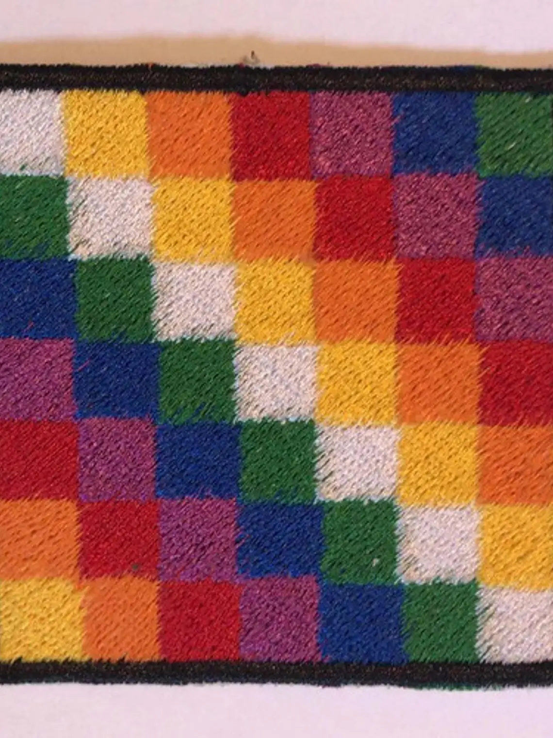 Parche Whipala Bordado Bandera Whipala 100% Bordado Wiphala 5
