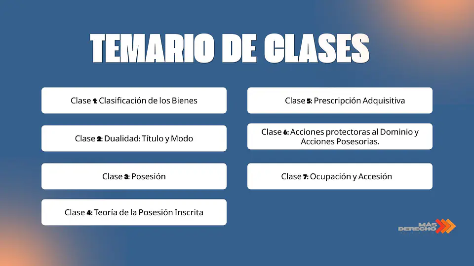 Curso Teoría de los Bienes 2