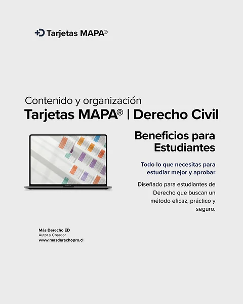 Tarjetas Flashcards Descargables MAPA® Civil