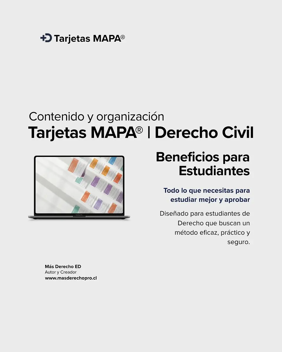 Tarjetas Flashcards Descargables MAPA® Civil 1