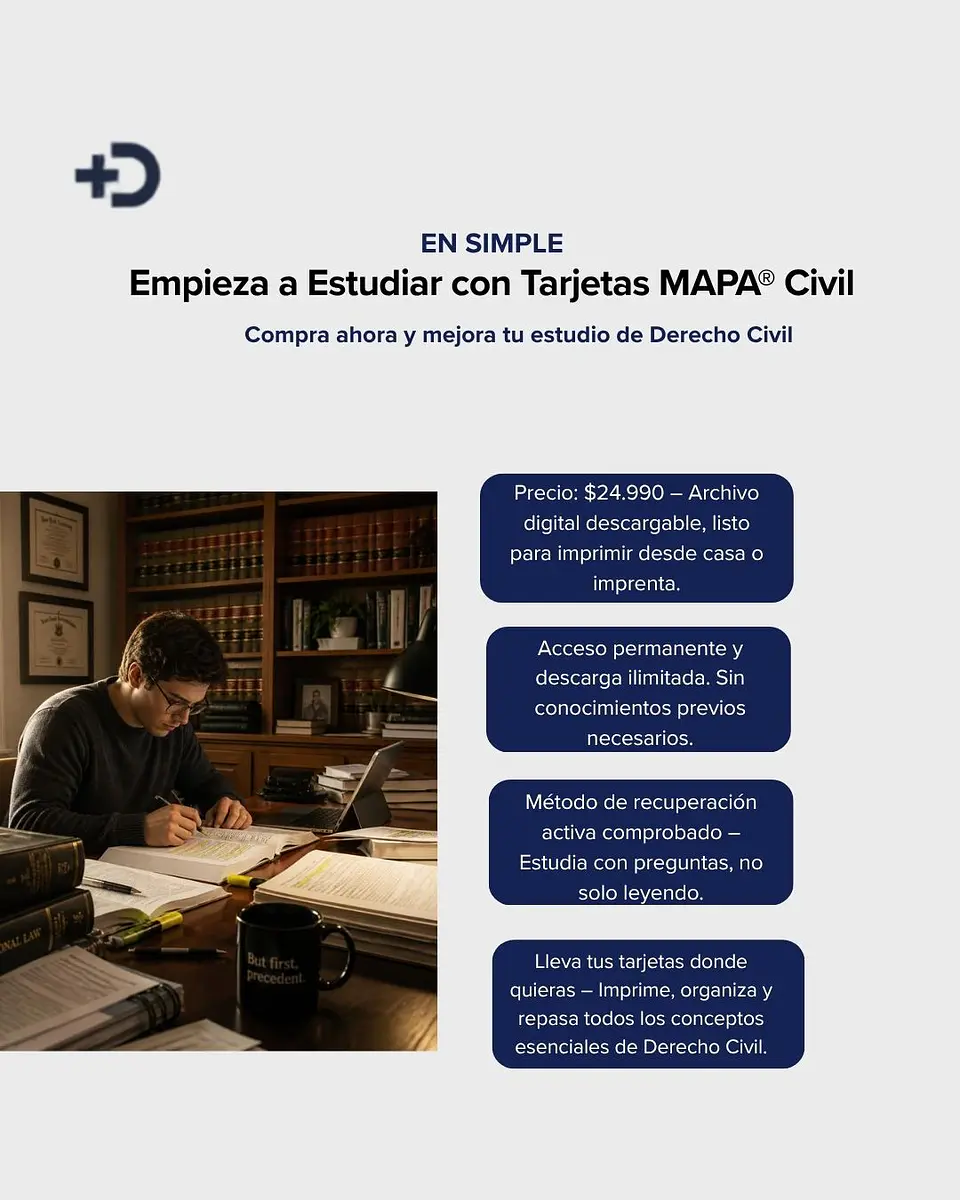 Tarjetas Flashcards Descargables MAPA® Civil 7