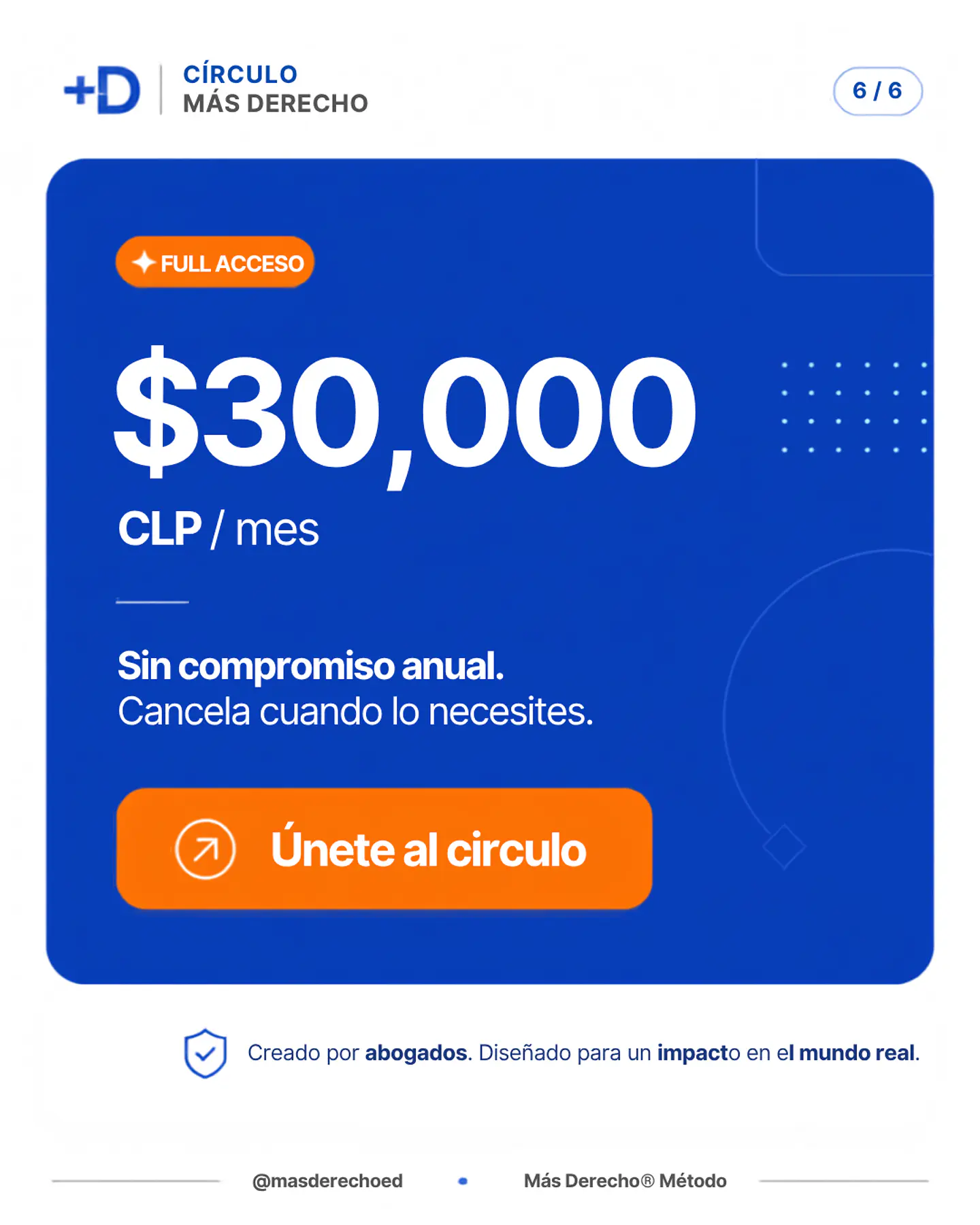 Círculo Más Derecho® 1