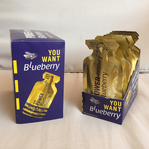 Gel Power Honey Blueberry (Con Cafeina), 30 grs H. Carb