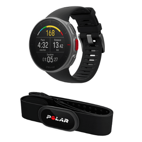 POLAR Vantage V | Reloj GPS + Banda Cardíaca HR10 | Triatlón