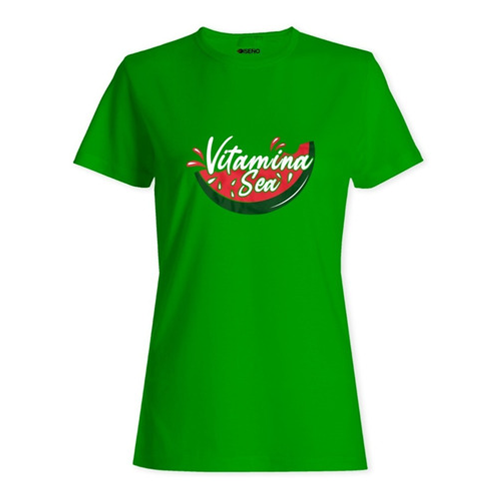 Polera De Algodón Mujer Vitamina Sea Verano