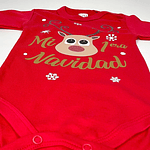 Body Pilucho de bebe Mi Primera Navidad 